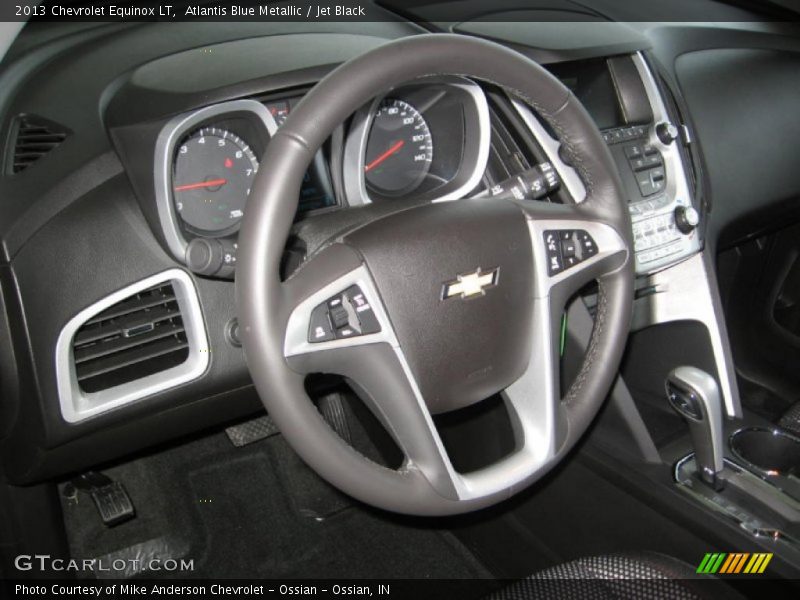 Atlantis Blue Metallic / Jet Black 2013 Chevrolet Equinox LT