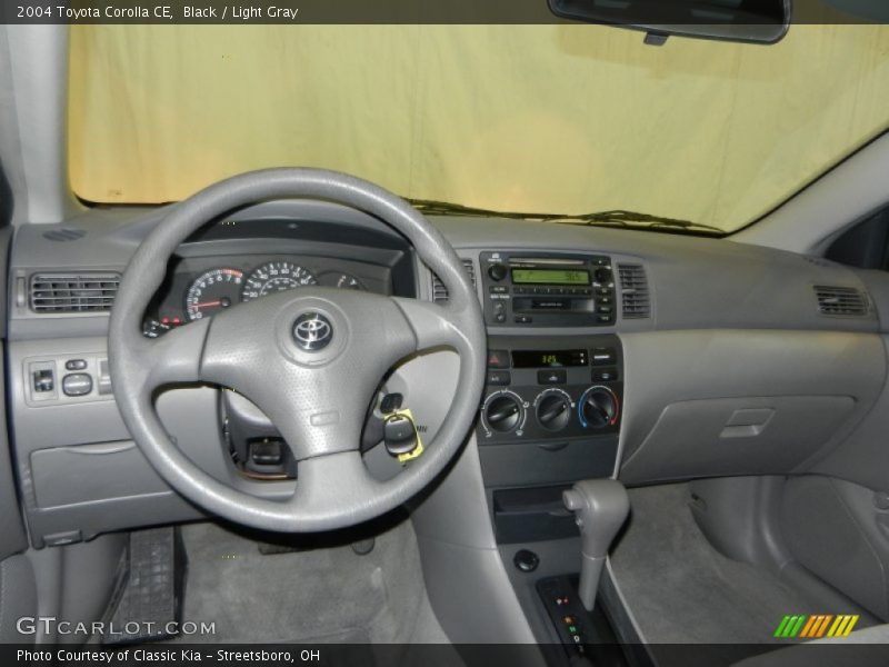 Black / Light Gray 2004 Toyota Corolla CE