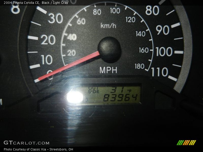 Black / Light Gray 2004 Toyota Corolla CE