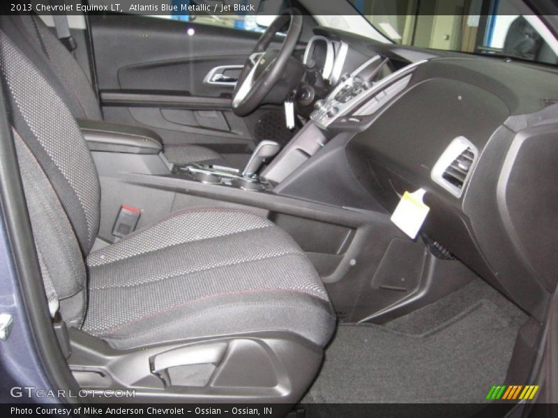 Atlantis Blue Metallic / Jet Black 2013 Chevrolet Equinox LT