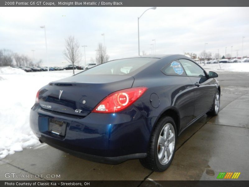 Midnight Blue Metallic / Ebony Black 2008 Pontiac G6 GT Coupe