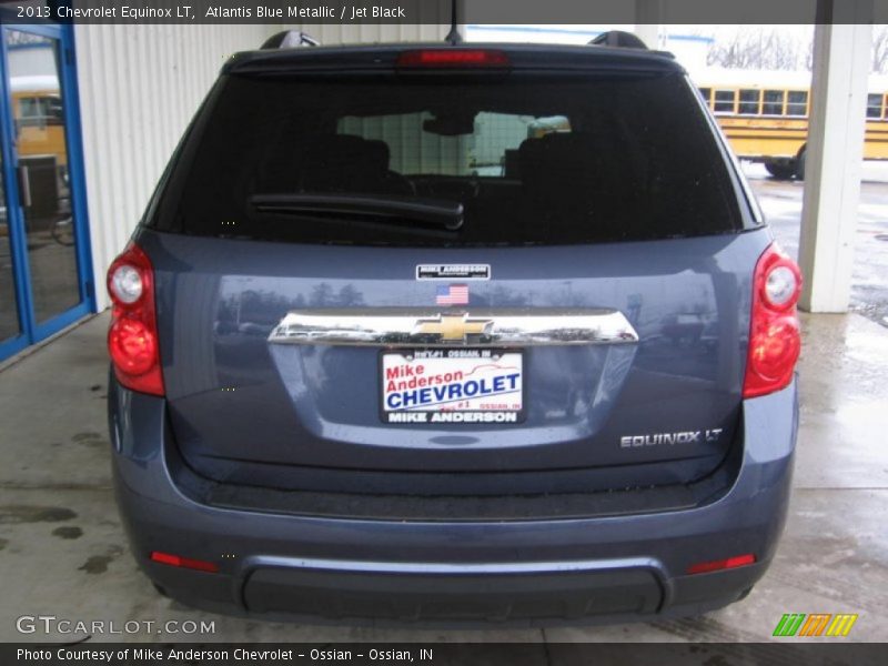 Atlantis Blue Metallic / Jet Black 2013 Chevrolet Equinox LT