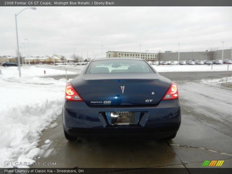 Midnight Blue Metallic / Ebony Black 2008 Pontiac G6 GT Coupe