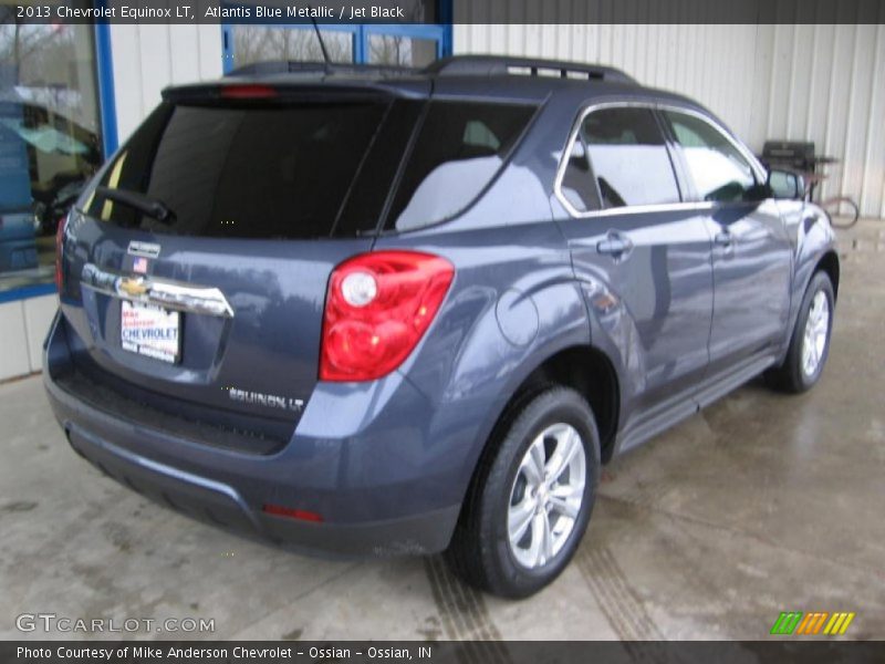 Atlantis Blue Metallic / Jet Black 2013 Chevrolet Equinox LT