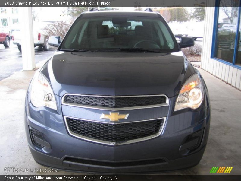 Atlantis Blue Metallic / Jet Black 2013 Chevrolet Equinox LT