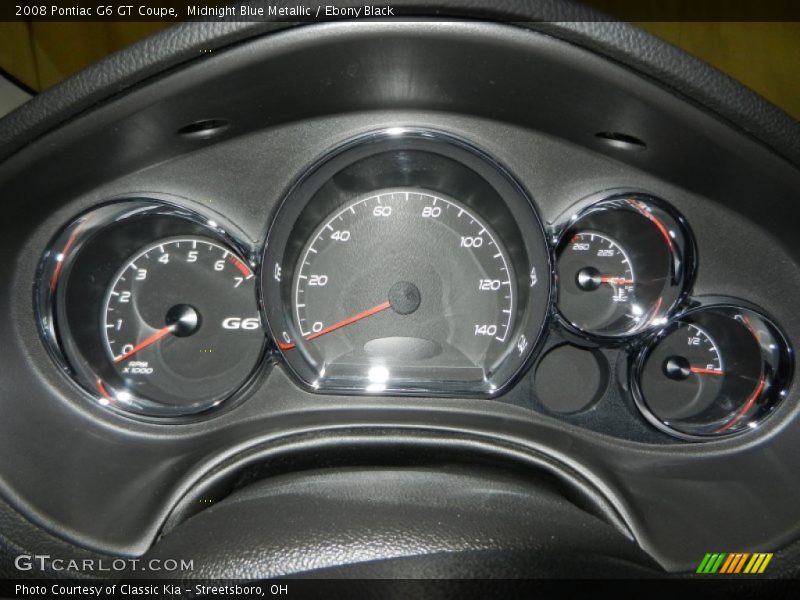 Midnight Blue Metallic / Ebony Black 2008 Pontiac G6 GT Coupe
