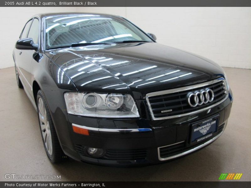 Brilliant Black / Black 2005 Audi A8 L 4.2 quattro