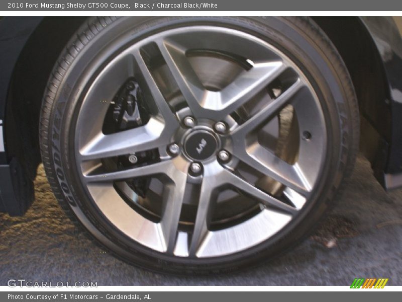 Black / Charcoal Black/White 2010 Ford Mustang Shelby GT500 Coupe