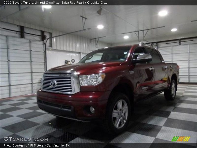 Salsa Red Pearl / Graphite Gray 2010 Toyota Tundra Limited CrewMax