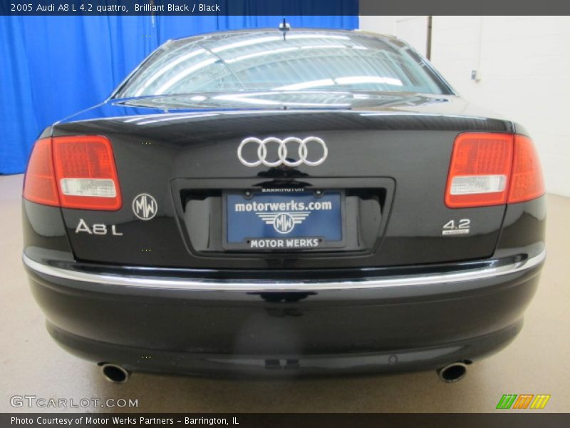 Brilliant Black / Black 2005 Audi A8 L 4.2 quattro