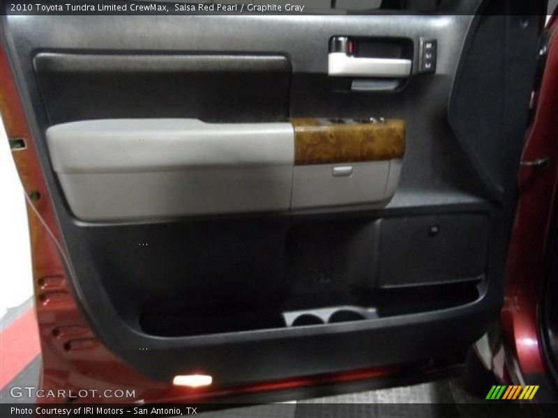 Salsa Red Pearl / Graphite Gray 2010 Toyota Tundra Limited CrewMax