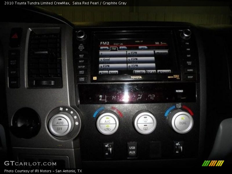 Salsa Red Pearl / Graphite Gray 2010 Toyota Tundra Limited CrewMax