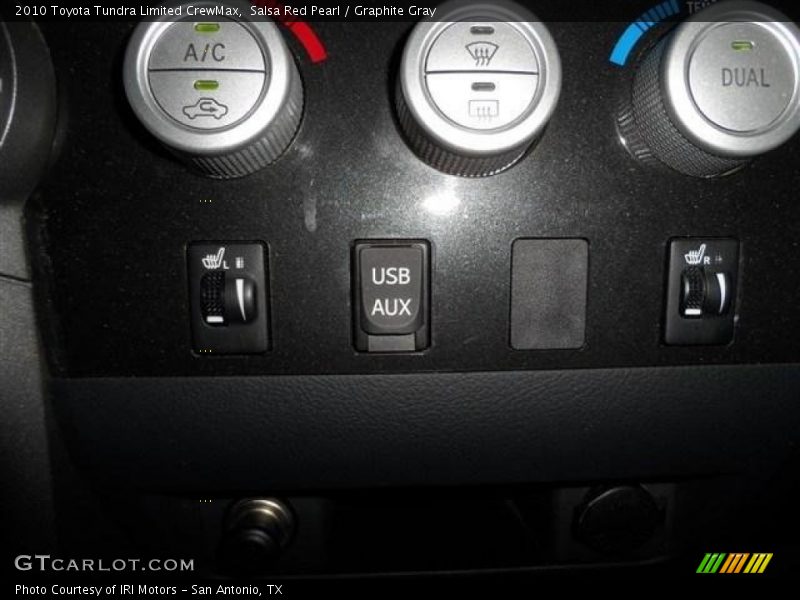Salsa Red Pearl / Graphite Gray 2010 Toyota Tundra Limited CrewMax