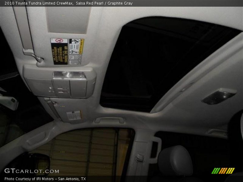 Salsa Red Pearl / Graphite Gray 2010 Toyota Tundra Limited CrewMax