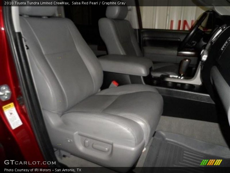 Salsa Red Pearl / Graphite Gray 2010 Toyota Tundra Limited CrewMax