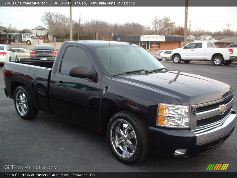 Dark Blue Metallic / Ebony 2008 Chevrolet Silverado 1500 LT Regular Cab