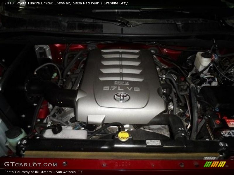 Salsa Red Pearl / Graphite Gray 2010 Toyota Tundra Limited CrewMax