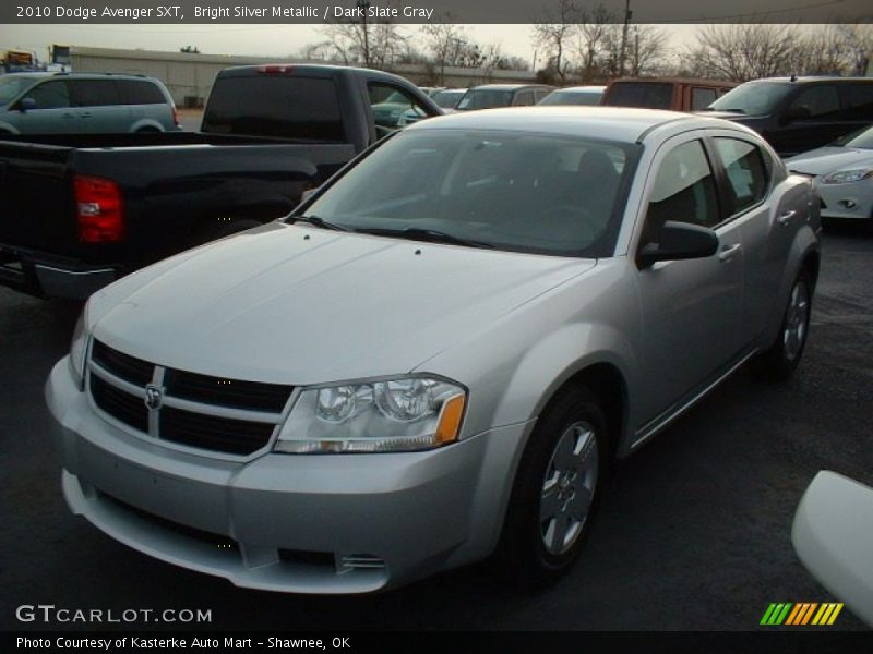 Bright Silver Metallic / Dark Slate Gray 2010 Dodge Avenger SXT