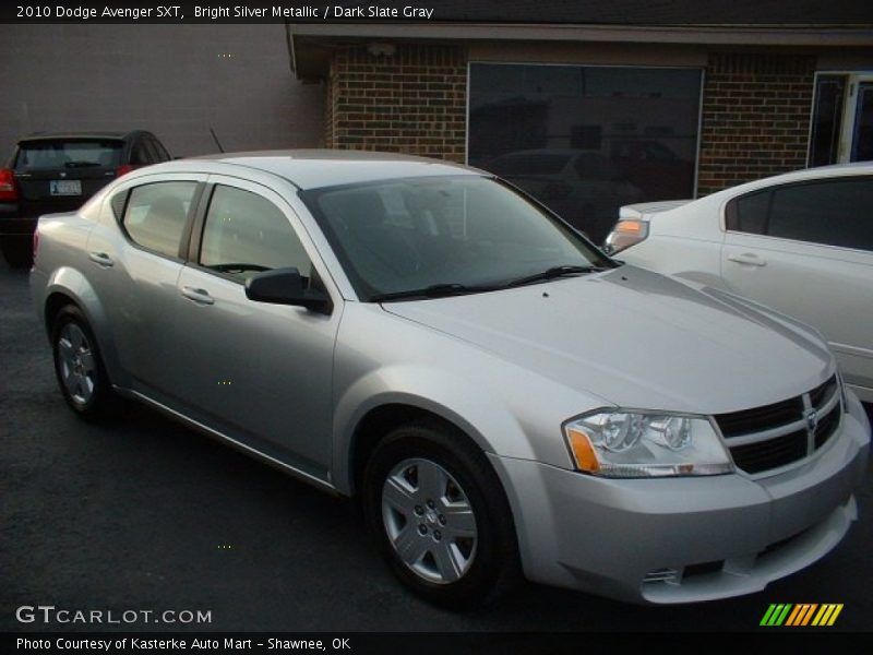 Bright Silver Metallic / Dark Slate Gray 2010 Dodge Avenger SXT