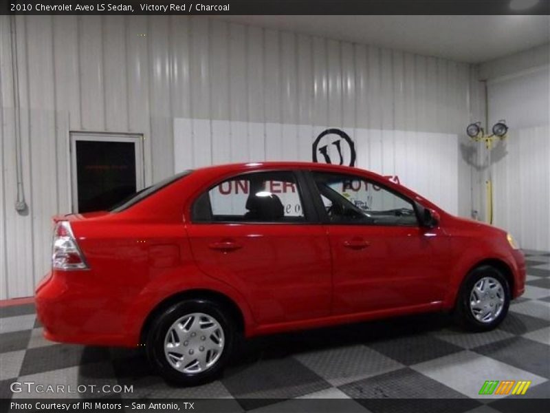 Victory Red / Charcoal 2010 Chevrolet Aveo LS Sedan