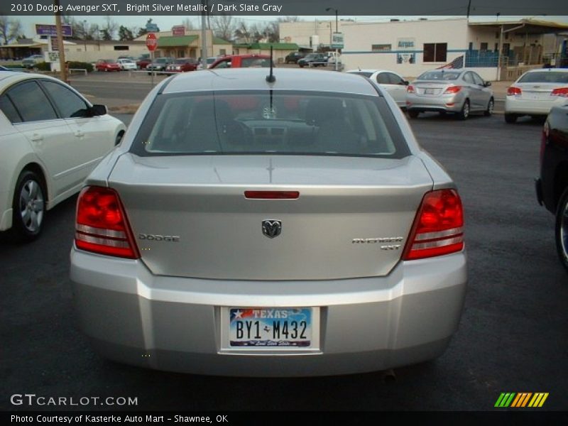 Bright Silver Metallic / Dark Slate Gray 2010 Dodge Avenger SXT