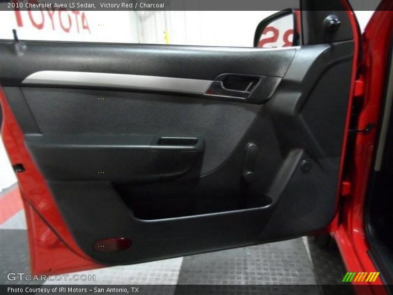 Victory Red / Charcoal 2010 Chevrolet Aveo LS Sedan