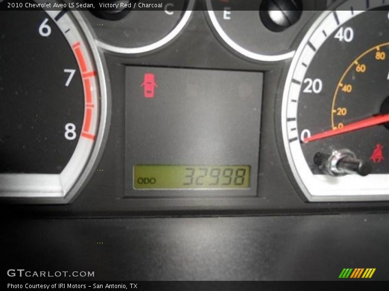 Victory Red / Charcoal 2010 Chevrolet Aveo LS Sedan