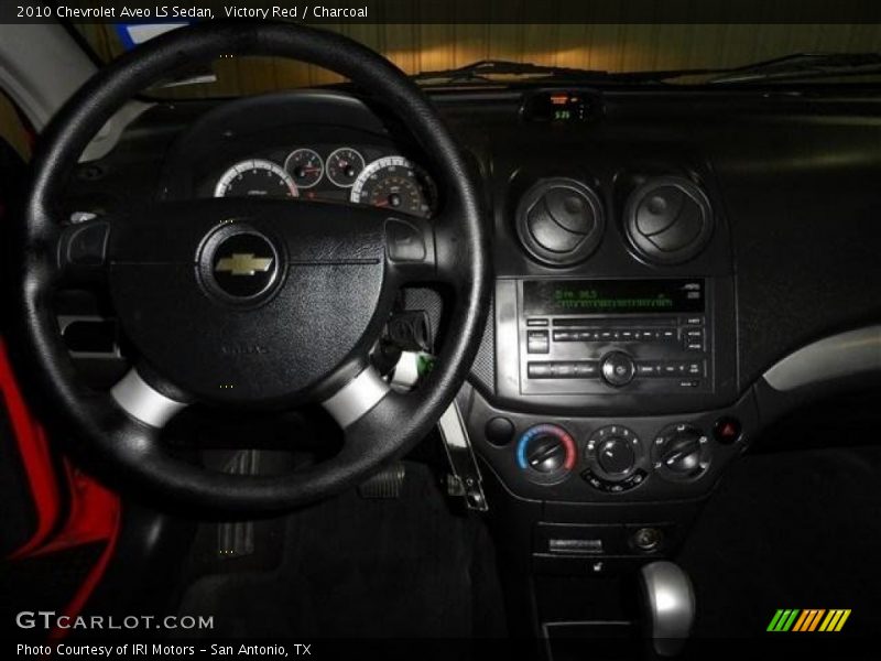Victory Red / Charcoal 2010 Chevrolet Aveo LS Sedan