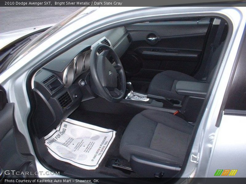 Bright Silver Metallic / Dark Slate Gray 2010 Dodge Avenger SXT
