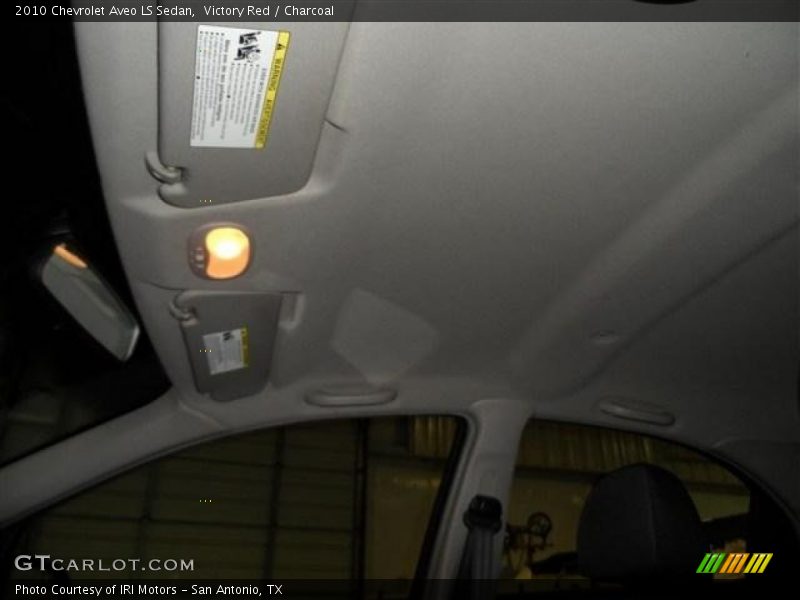 Victory Red / Charcoal 2010 Chevrolet Aveo LS Sedan