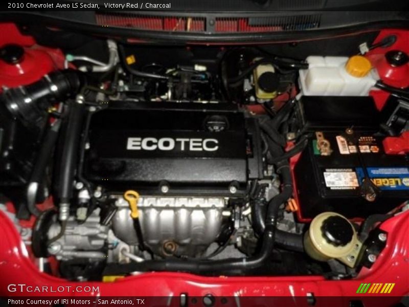 Victory Red / Charcoal 2010 Chevrolet Aveo LS Sedan