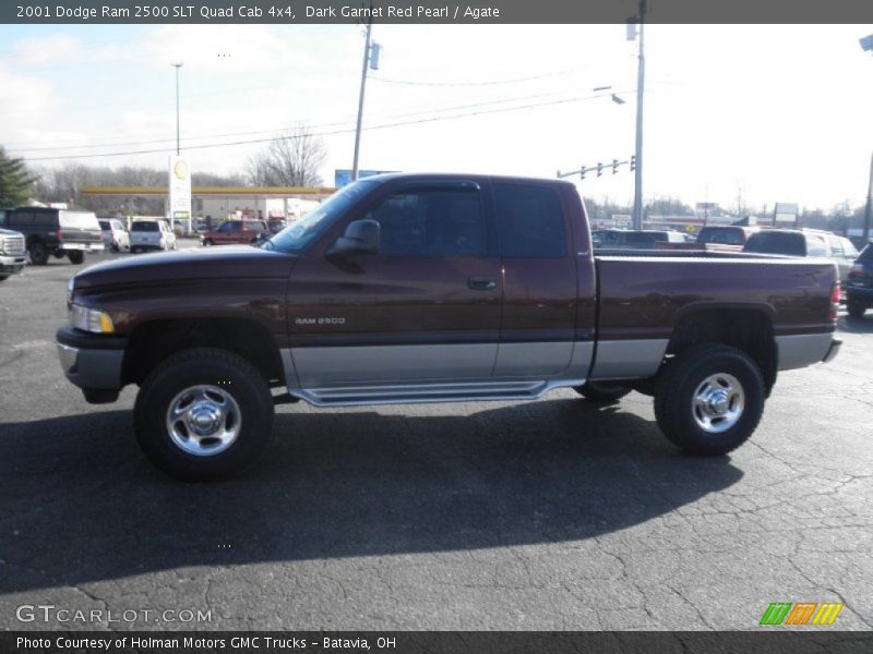 Dark Garnet Red Pearl / Agate 2001 Dodge Ram 2500 SLT Quad Cab 4x4