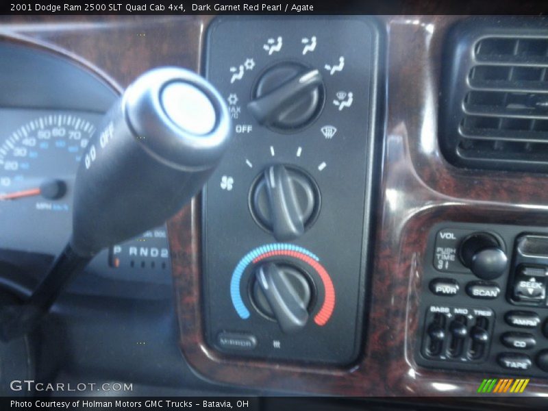 Dark Garnet Red Pearl / Agate 2001 Dodge Ram 2500 SLT Quad Cab 4x4
