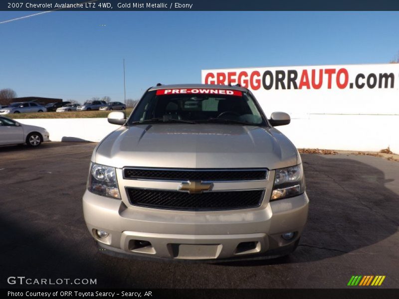 Gold Mist Metallic / Ebony 2007 Chevrolet Avalanche LTZ 4WD