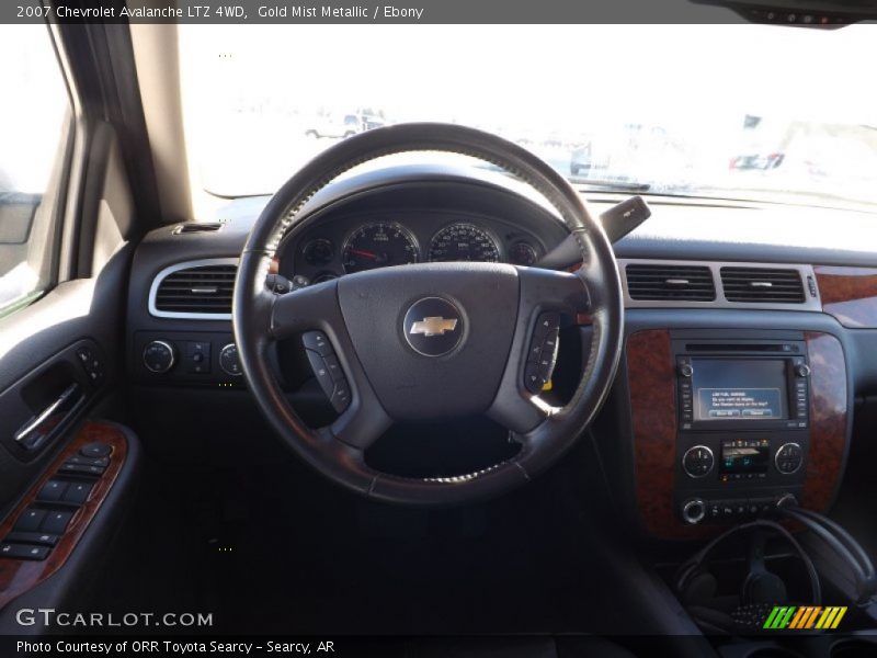 Gold Mist Metallic / Ebony 2007 Chevrolet Avalanche LTZ 4WD