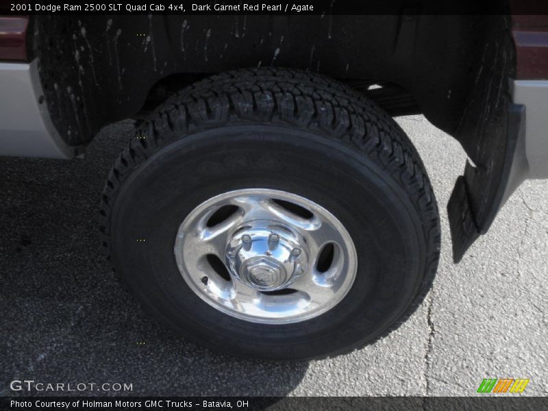 Dark Garnet Red Pearl / Agate 2001 Dodge Ram 2500 SLT Quad Cab 4x4