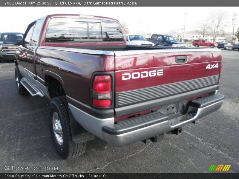 Dark Garnet Red Pearl / Agate 2001 Dodge Ram 2500 SLT Quad Cab 4x4