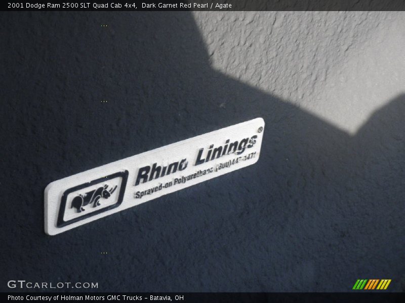 Dark Garnet Red Pearl / Agate 2001 Dodge Ram 2500 SLT Quad Cab 4x4