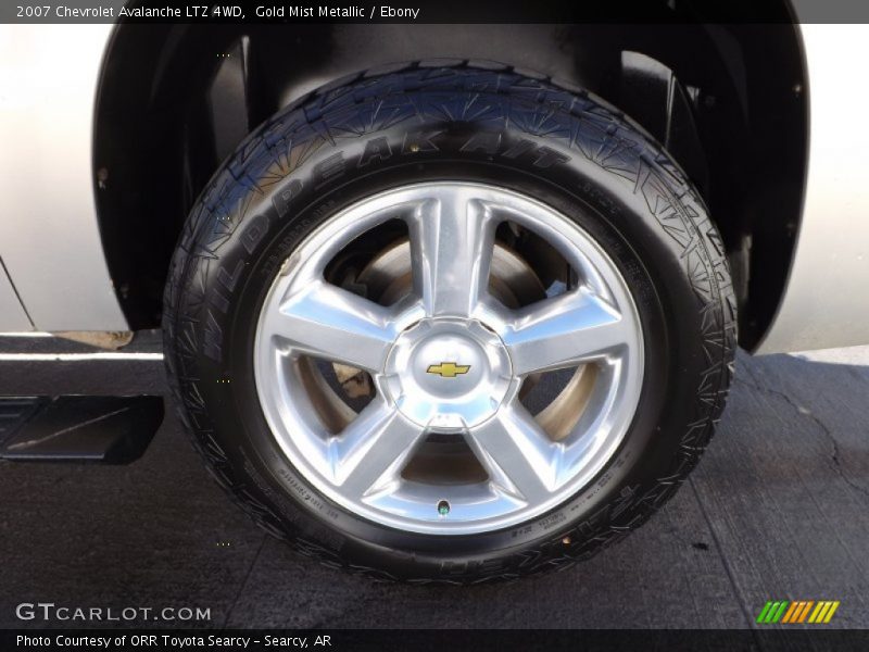 Gold Mist Metallic / Ebony 2007 Chevrolet Avalanche LTZ 4WD