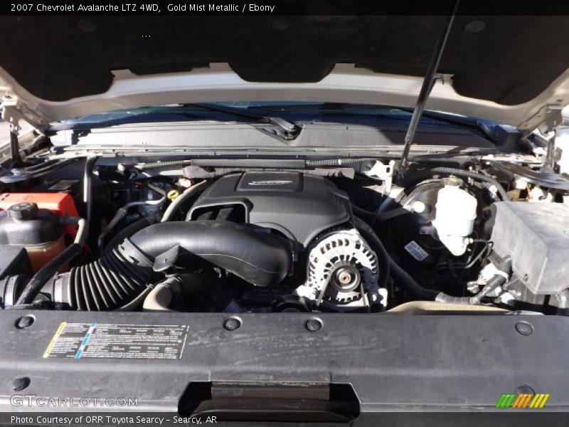 Gold Mist Metallic / Ebony 2007 Chevrolet Avalanche LTZ 4WD