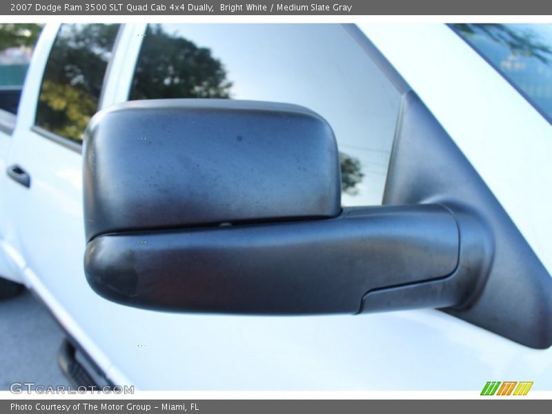 Bright White / Medium Slate Gray 2007 Dodge Ram 3500 SLT Quad Cab 4x4 Dually