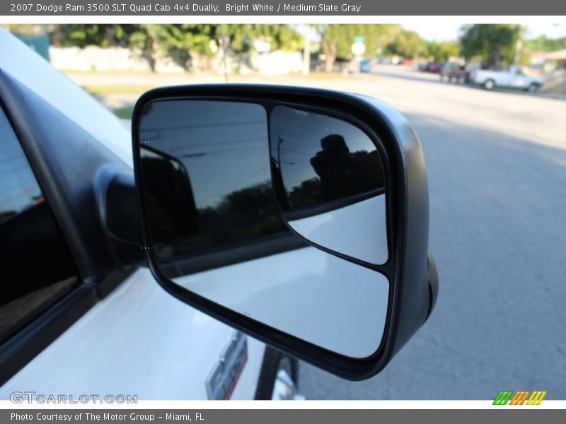 Bright White / Medium Slate Gray 2007 Dodge Ram 3500 SLT Quad Cab 4x4 Dually