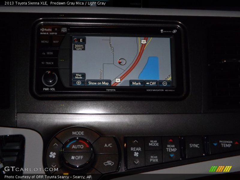 Predawn Gray Mica / Light Gray 2013 Toyota Sienna XLE
