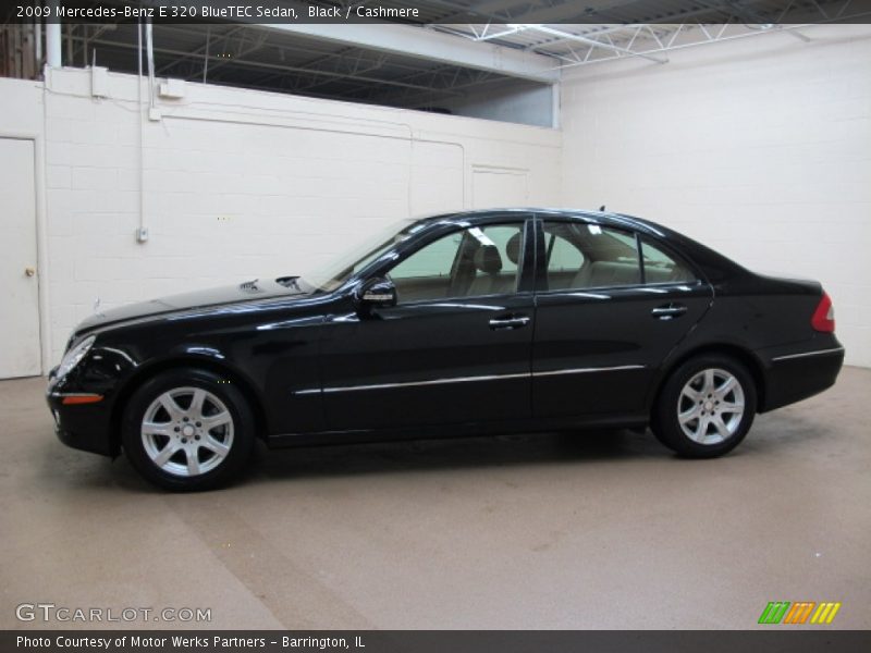 Black / Cashmere 2009 Mercedes-Benz E 320 BlueTEC Sedan