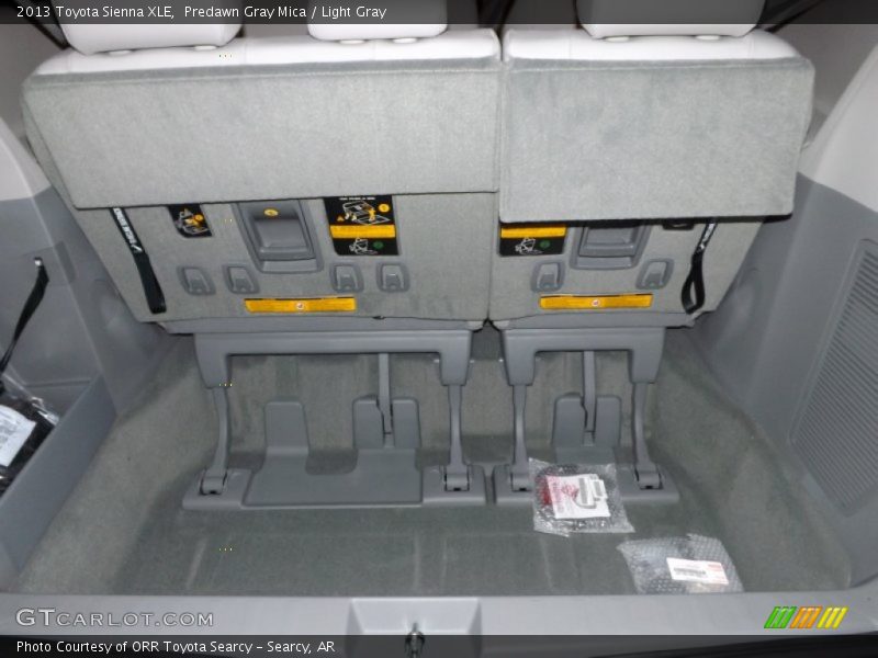 Predawn Gray Mica / Light Gray 2013 Toyota Sienna XLE