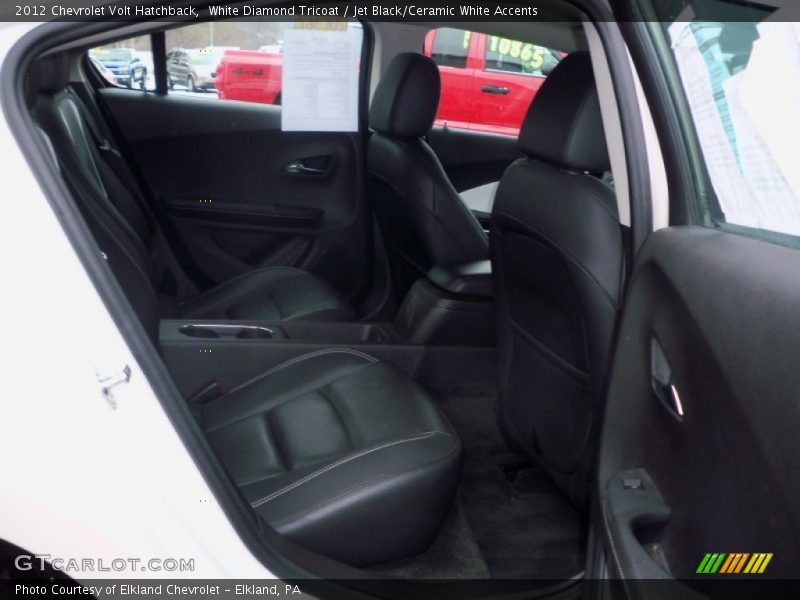 White Diamond Tricoat / Jet Black/Ceramic White Accents 2012 Chevrolet Volt Hatchback