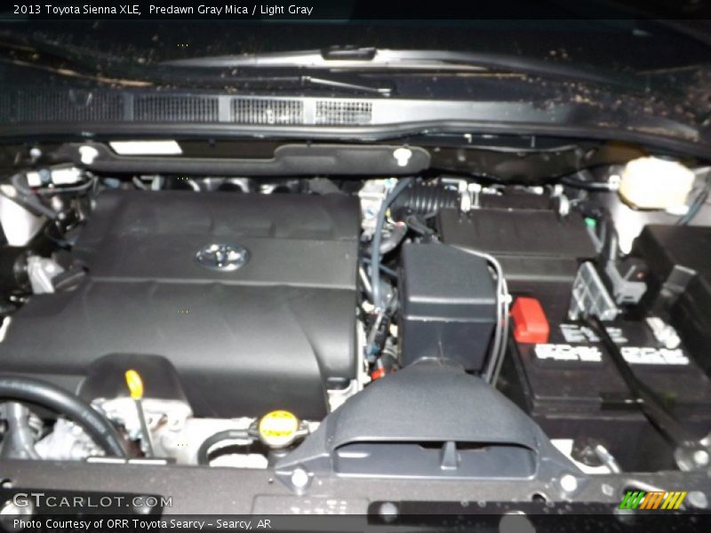 Predawn Gray Mica / Light Gray 2013 Toyota Sienna XLE