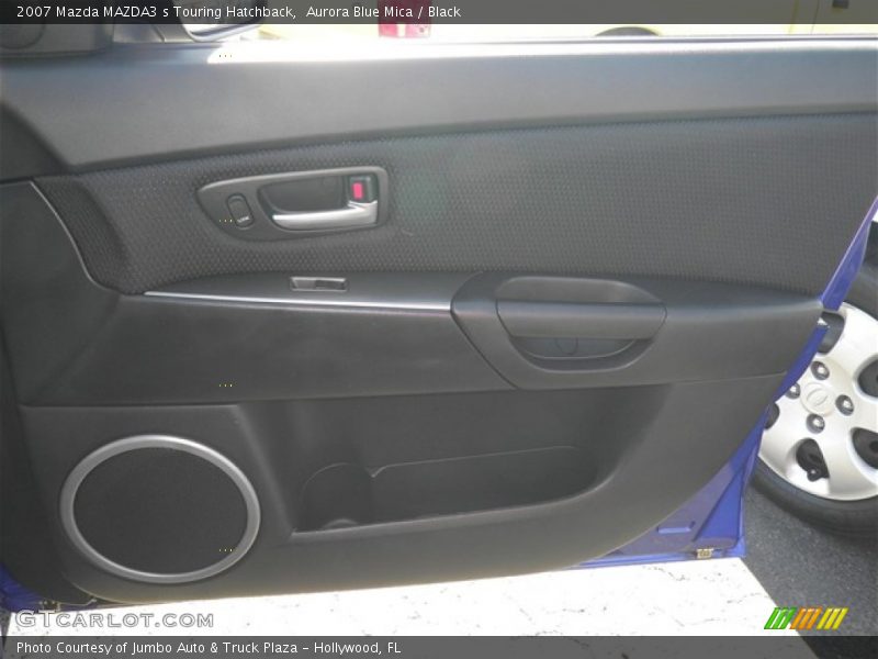 Aurora Blue Mica / Black 2007 Mazda MAZDA3 s Touring Hatchback