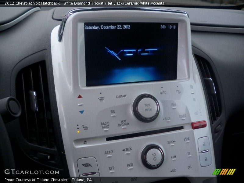 Controls of 2012 Volt Hatchback