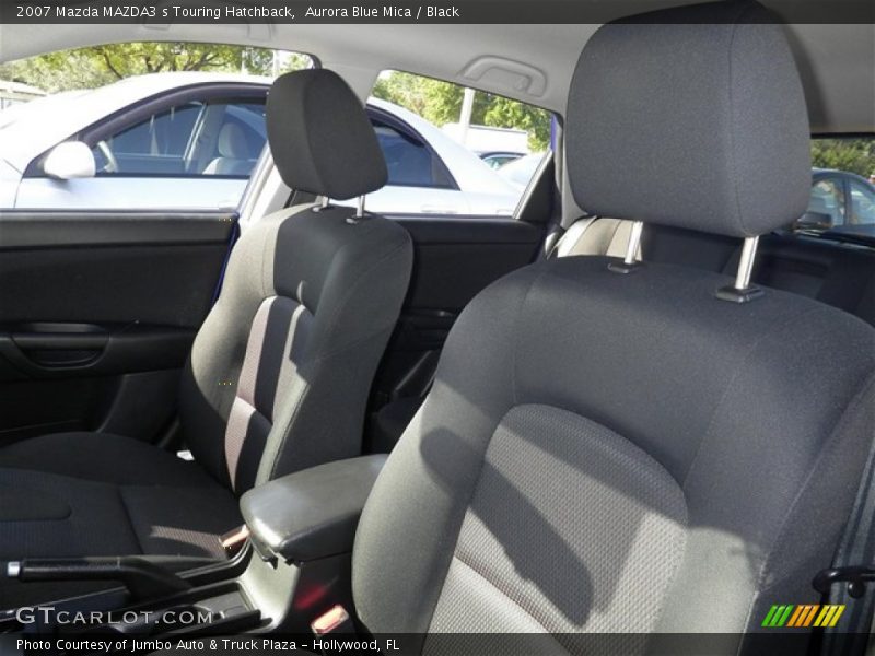 Aurora Blue Mica / Black 2007 Mazda MAZDA3 s Touring Hatchback